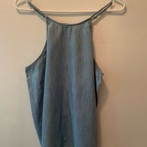 Light Blue Denim Top